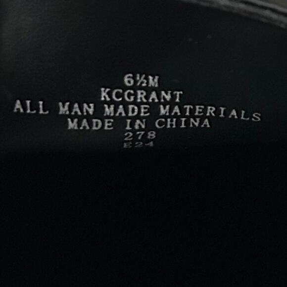 EUC Calvin Klein Women's Black Grant Slip-On Lug Sole Casual Loafer. Size 6.5 - Picture 9 of 9